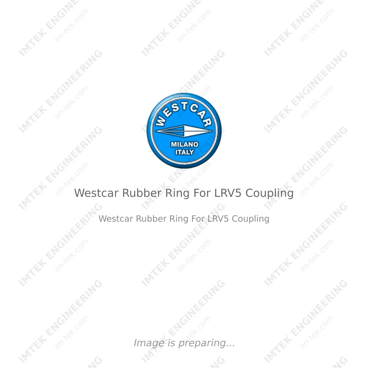 Westcar Westcar Rubber Ring For LRV5 Coupling - Westcar Rubber Ring For LRV5 Coupling
