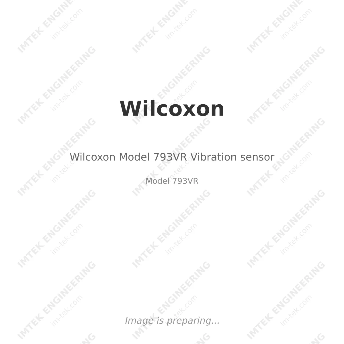 Wilcoxon Wilcoxon Model 793VR Vibration sensor - Model 793VR
