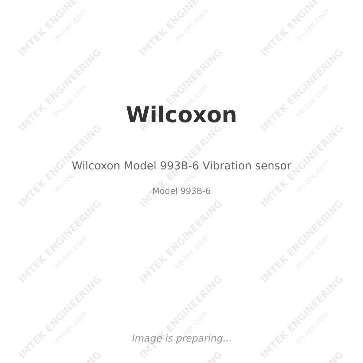 Wilcoxon Wilcoxon Model 993B-6 Vibration sensor - Model 993B-6