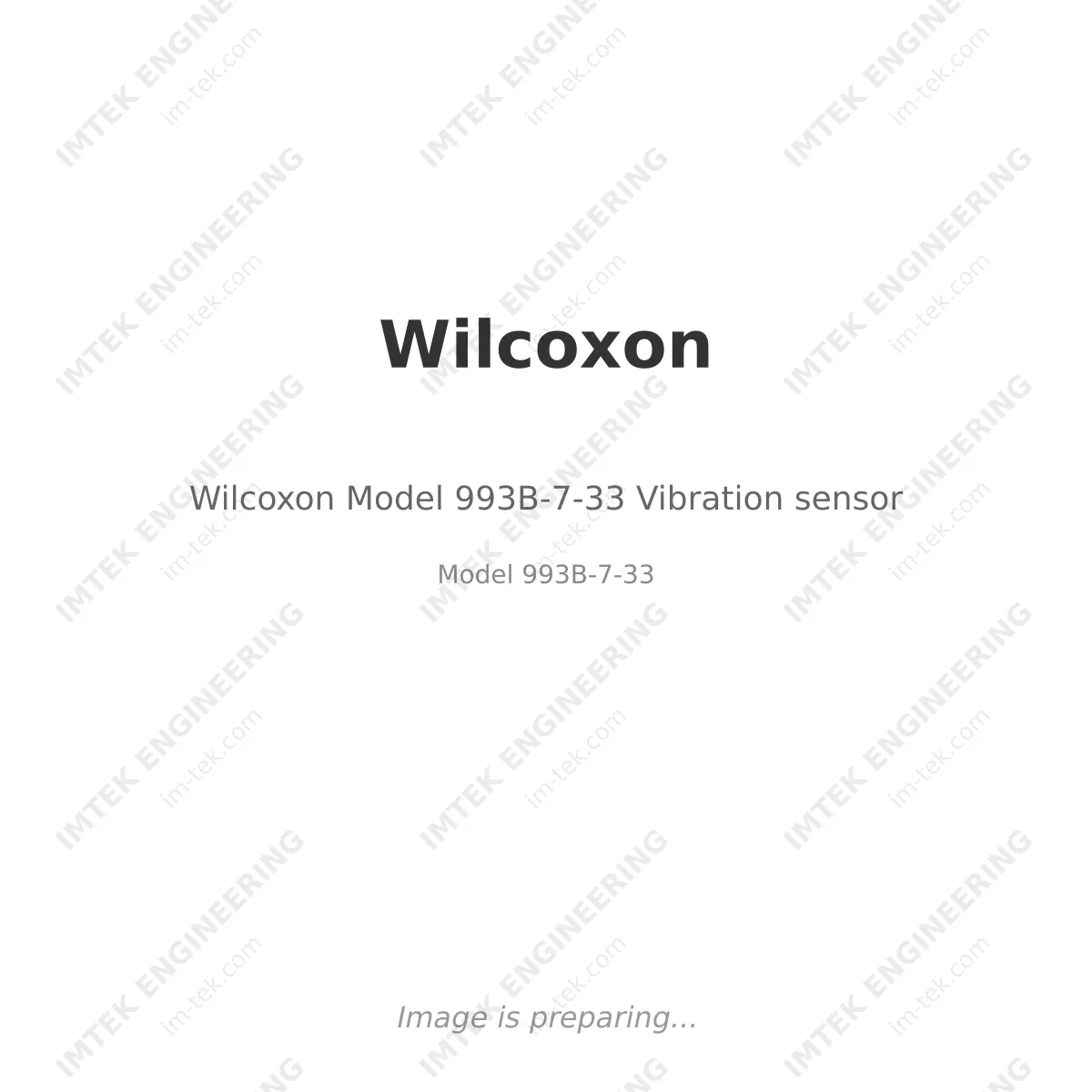Wilcoxon Wilcoxon Model 993B-7-33 Vibration sensor - Model 993B-7-33