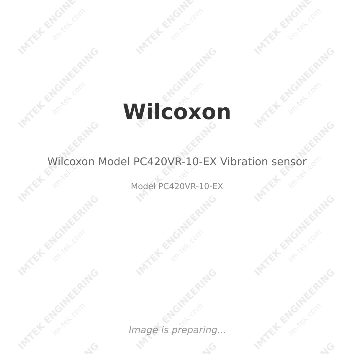Wilcoxon Wilcoxon Model PC420VR-10-EX Vibration sensor - Model PC420VR-10-EX