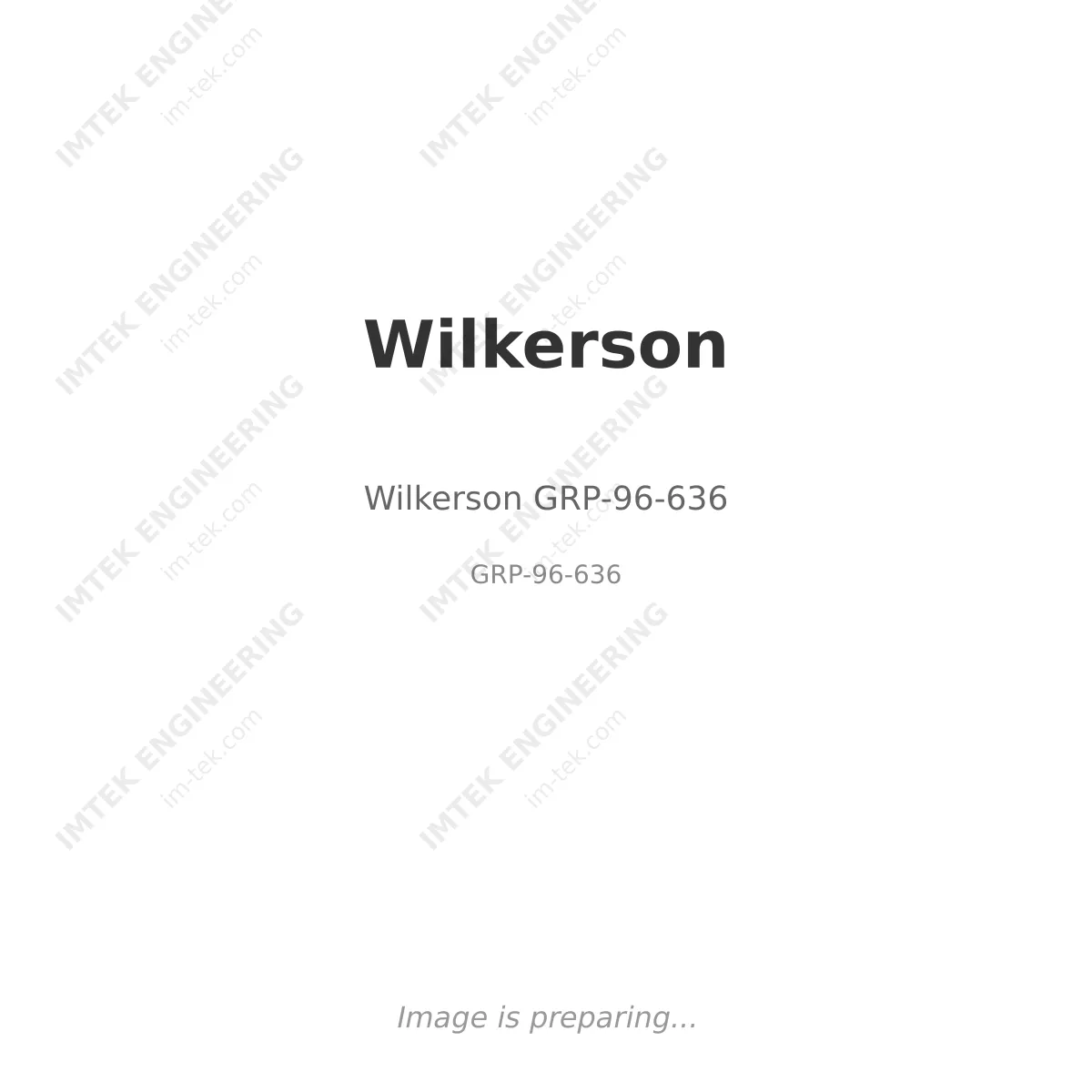 Wilkerson Wilkerson GRP-96-636 - GRP-96-636