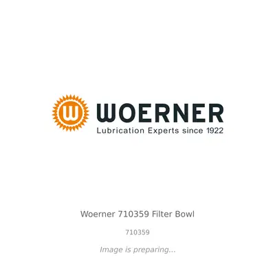 Woerner Woerner 710359 Filter Bowl - 710359