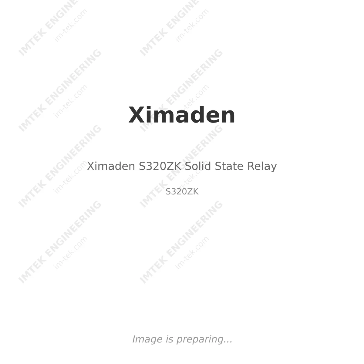 Ximaden Ximaden S320ZK Solid State Relay - S320ZK
