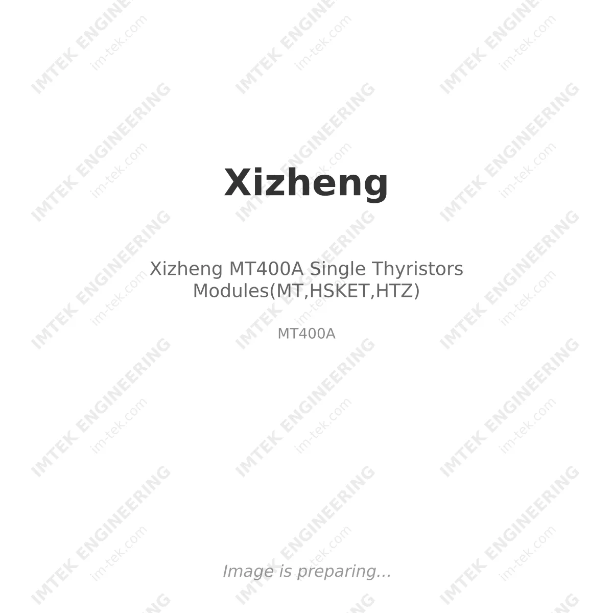 Xizheng Xizheng MT400A Single Thyristors Modules(MT,HSKET,HTZ) - MT400A